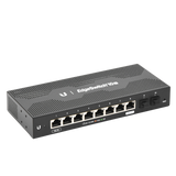 EdgeSwitch 10X Administrable de 8 Puertos Gigabit, PoE Passthrough + 2 Puertos SFP