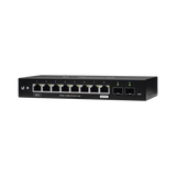 EdgeSwitch 10X Administrable de 8 Puertos Gigabit, PoE Passthrough + 2 Puertos SFP