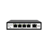 Switch PoE / 100 Metros PoE / 4 puertos 802.3af /at ( 60 W ) 10/100 Mbps + 1 puerto uplink