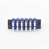 Placa Acopladora de Fibra Optica FAP, Con 12 Conectores LC Duplex (24 Fibras), Para Fibra Monomodo OS1/OS2, Color Azul