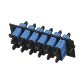 Placa Acopladora de Fibra Optica FAP, Con 6 Conectores SC Duplex (12 Fibras), Para Fibra Monomodo OS1/OS2, Color Azul
