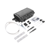 Caja de Distribución de Fibra Óptica para 48 empalmes con 16 acopladores SC/APC, enterrado directo, IP68
