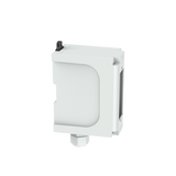 Panel de Parcheo Modular para Fibra Óptica, de Instalación en Riel DIN Estándar de 35mm, Acepta Una Placa Acopladora FAP, Color Gris