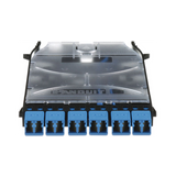 Cassette HD Flex™ Con 6 Puertos LC Duplex (12 Fibras), Para Fibra Monomodo OS2, Color Azul