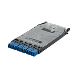Cassette HD Flex™ Con 6 Puertos LC Duplex (12 Fibras), Para Fibra Monomodo OS2, Color Azul