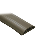 Canaleta flexible color cafe de PVC auto extinguible tramo de 2.5m