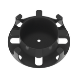 Administrador de Fibra Óptica en Paneles Opticom de 1 UR, Color Negro, 2 Piezas