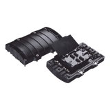 Caja de Distribución de Fibra Óptica Horizontal 48 Empalmes IP68 Modelo WB-012 - Fibralink