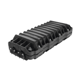 Cierre de Empalme para 24 fusiones de Fibra Óptica Horizontal, Exterior, IP68