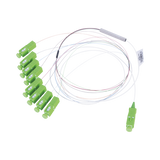 Divisor Óptico (Splitter) Tipo PLC, de 1x8, Con Conector de Entrada SC/APC y Conectores de Salida SC/APC