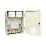 Gabinete Pasivo de Fibra Óptica, Acepta Cuatro Placas FPONEAP12, IP55, Montaje en Poste o Pared