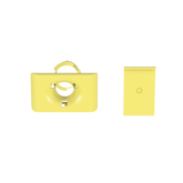 Accesorio de Salida a Tubo De 1.5 in (38 mm), Para Canaletas FiberRunner 4X4, 6X4, o 12X4, Color Amarillo