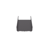 Canaleta FiberRunner™ 12X4, de PVC Rígido, Color Negro, 1.8 m de Largo