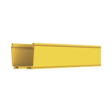 Canaleta FiberRunner™ 4X4, de PVC Rígido, Color Amarillo, 2 m de Largo