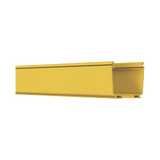 Canaleta FiberRunner™ 4X4, de PVC Rígido, Color Amarillo, 2 m de Largo
