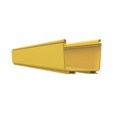 Canaleta FiberRunner™ 4X4, de PVC Rígido, Color Amarillo, 2 m de Largo