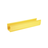 Canaleta FiberRunner™ 4X4, de PVC Rígido, Color Amarillo, 1.8 m de Largo