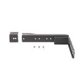 Soporte en L Para Canaletas FiberRunner 4x4 o 6x4, Para Instalación en Riel de Charola Tipo Escalerilla, Color Negro