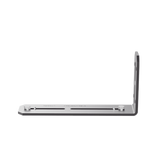 Soporte en L de Montaje a Pared, o Parte Frontal o Posterior de Gabinetes, para Canaletas FiberRunner 4X4 o 6x4, Color Negro