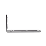 Soporte en L de Montaje a Pared, o Parte Frontal o Posterior de Gabinetes, para Canaletas FiberRunner 4X4 o 6x4, Color Negro