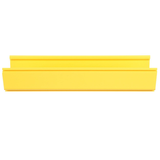 Canaleta FiberRunner™ 6X4, de PVC Rígido, Color Amarillo, 2 m de Largo