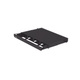 Panel de Distribución de Fibra Óptica, Acepta 4 Placas FAP o FMP, Bandeja Deslizable, Hasta 96 Fibras, Color Negro, 1UR