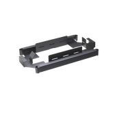 Soporte Para Apilar de 1 a 4 Charolas de Empalme FST24S, Compatible con Paneles FMT y FMD, Color Negro