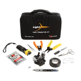 Kit de Herramienta "LightBow" para Terminación de Conectores de fibra óptica Pre-pulidos LC/SC, Monomodo o Multimodo