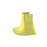 Accesorio Para Control de Radio de Curvatura, Para Bajadas de Cable con Canaletas FiberRunner 2x2, Color Amarillo