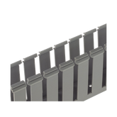 Canaleta Ranurada de PVC sin Tapa, Tipo G, 3.25 in de Ancho, 3.12 in de Alto y 1828.8 mm de Largo, Color Gris