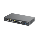 4 en 1: Firewall Nueva Generación, Router, PBX IP, Switch Gigabit de 5 Puertos (4 PoE) y 2 Puertos SFP 2.5 Gigabit