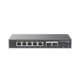4 en 1: Firewall Nueva Generación, Router, PBX IP, Switch Gigabit de 5 Puertos (4 PoE) y 2 Puertos SFP 2.5 Gigabit