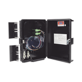 Cierre de Empalme para 24 fusiones de fibra óptica, Interior/Exterior, con 8 acopladores SC/APC y splitter 1x8 SC/APC Incluido, IP65