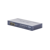 Switch Administrable de Escritorio 8 Puertos Giga + 2 Puertos SFP