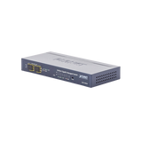 Switch Administrable de Escritorio 8 Puertos Giga + 2 Puertos SFP