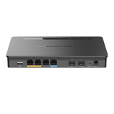 Router Gigabit VPN / Balanceador de cargas / 30,000 sesiones NAT /  4 puertos 10/100/1000 Mbps + 2 puertos SFP (WAN/LAN) / 1 puerto entrada PoE(af/at) / 2 puertos salida PoE (af/at) / Compatible con GWN Cloud.
