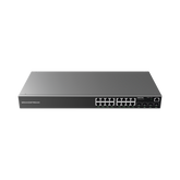 Switch Gigabit Administrable / 16 puertos 10/100/1000 Mbps + 4 Puertos SFP Uplink / Compatible con GWN Cloud.