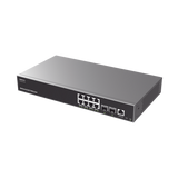 Switch Capa 3 Administrable / 8 puertos 10/100/1000 Mbps + 2 Puertos SFP+ 10 Gigabit / Compatible con GWN Cloud.
