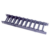 Organizador de Cable Horizontal RouteIT, Sencillo, Para Rack de 19in, 4in de profundidad, 1UR