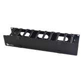 Organizador de Cable Horizontal RouteIT, Sencillo, Para Rack de 19in, 4in de profundidad, 2UR