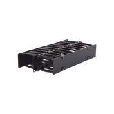 Organizador de Cable Horizontal RouteIT, Doble, Para Rack de 19in, 4in de profundidad, 2UR