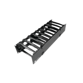 Organizador de Cable Horizontal RouteIT, Sencillo, Para Rack de 19in, 6in de profundidad, 1UR