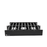 Organizador de Cable Horizontal RouteIT, Doble, Para Rack de 19in, 6in de profundidad, 2UR