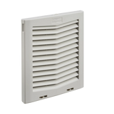 Rejilla de Escape Para Ventilador con Filtro HG, Protección IP54, Compatible con Ventiladores HF10 de 10 in, De Plástico, Color Gris Claro
