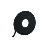 Rollo de Cinta de Contacto, de 15 Pies (4.5m) de Largo, 19.1 mm de Ancho, Color Negro