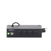 Tomacorriente de 4 Contactos (NEMA 5-15R) Voltaje Entrada/Salida: 120Vca/10A Max. Opción de Instalación en Escritorio o Pared