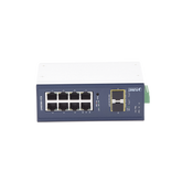 Switch Industrial Administrable Capa 2, 8 Puertos 10/100/1000T, 2 Puertos SFP 1G / 2.5 G BASE X
