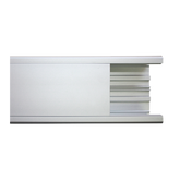 Canaleta de aluminio, 99 x 72 mm, tramo de 3m. (8101-80300)