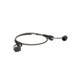 Patch Cord Cat6A IndustrialNet, Blindado S/FTP, Con Plug Industrial y Tapa en Cada Extremo, 1 Metro