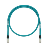 Patch Cord Cat5e de Grado Industrial 600V, Blindado SF/UTP, Calibre 24 AWG, Color Aqua, 2m